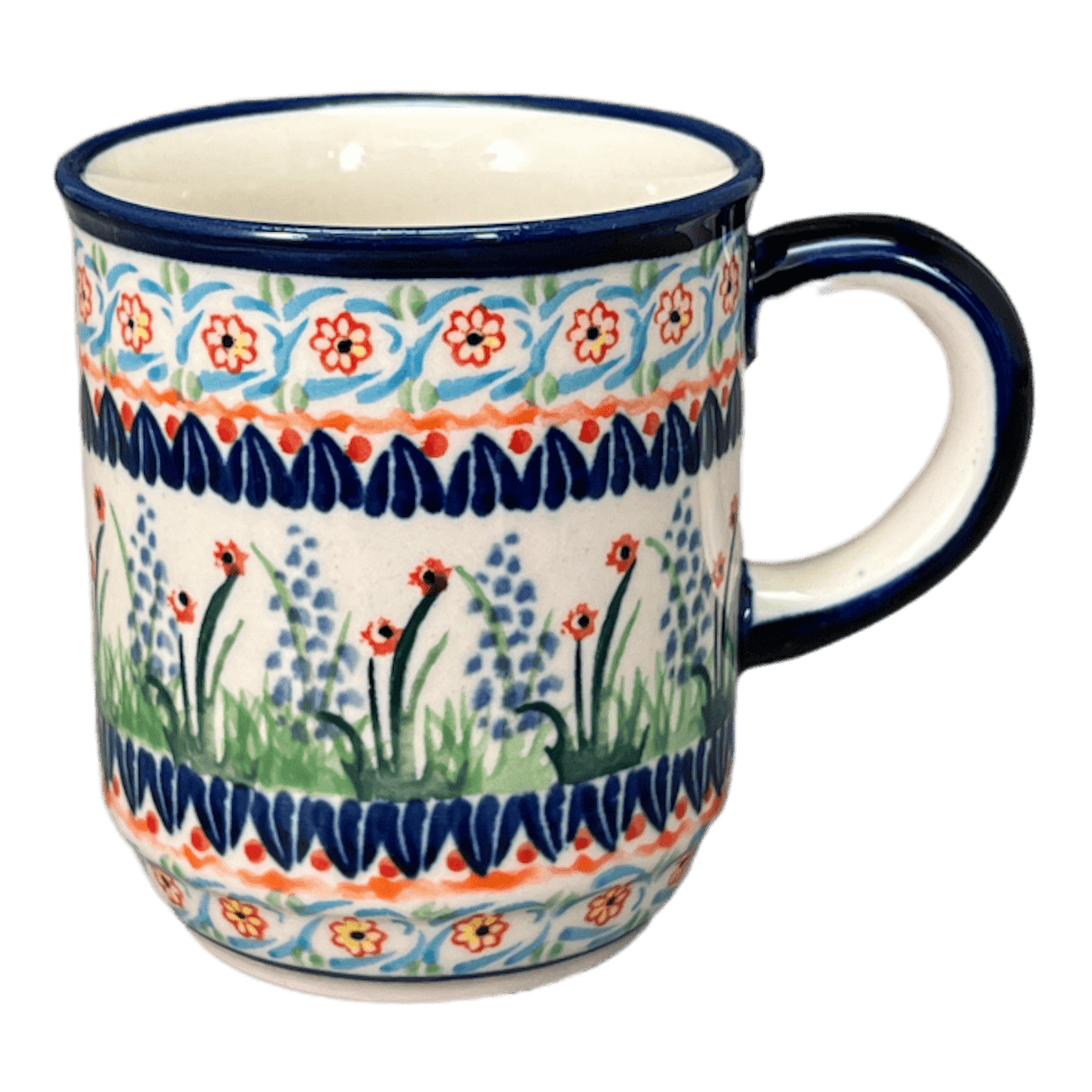 Mug, Traditional Mug, 8 oz in "Lilac Garden" by Zaklady | Y903-DU155