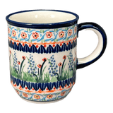 Mug, Traditional Mug, 8 oz in "Lilac Garden" by Zaklady | Y903-DU155