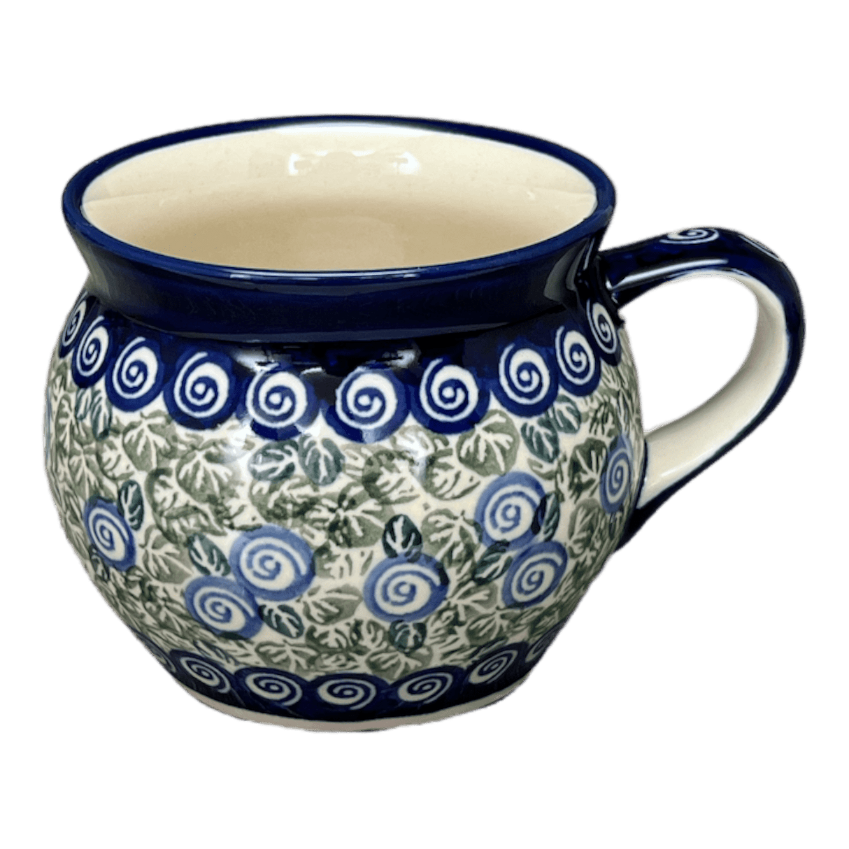 Mug, Belly Mug, 16 oz Large in "Spring Swirl" by Zaklady | Y910-A1073A