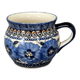 Mug, Belly Mug, 16 oz Large in "Bloomin' Sky" by Zaklady | Y910-ART148