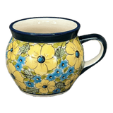 Mug, Belly Mug, 16 oz Large in "Sunny Meadow" by Zaklady | Y910-ART332