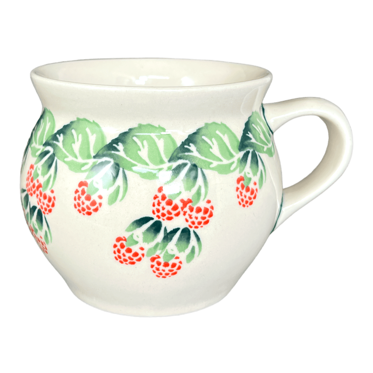 Mug, Belly Mug, 16 oz Large in "Raspberry Delight" by Zaklady | Y910-D1170