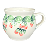 Mug, Belly Mug, 16 oz Large in "Raspberry Delight" by Zaklady | Y910-D1170