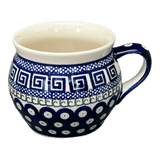 Mug, Belly Mug, 16 oz Large in "Grecian Dot" by Zaklady | Y910-D923