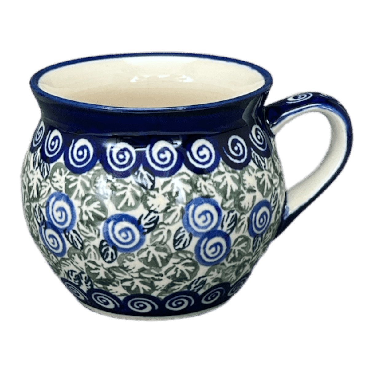 Mug, Belly Mug, 10 oz Medium in "Spring Swirl" by Zaklady | Y911-A1073A