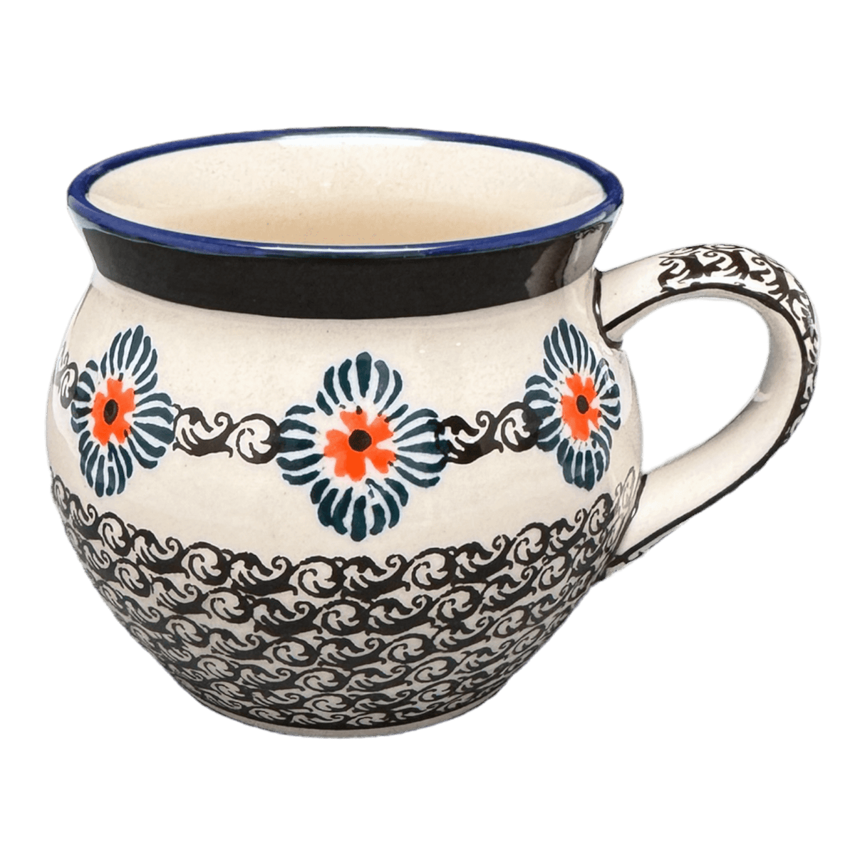 Mug, Belly, 10 oz in "Mesa Verde Midnight" by Zaklady | Y911-A1159A