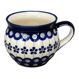 Mug, Belly, 10 oz in "Petite Floral Peacock" by Zaklady | Y911-A166A