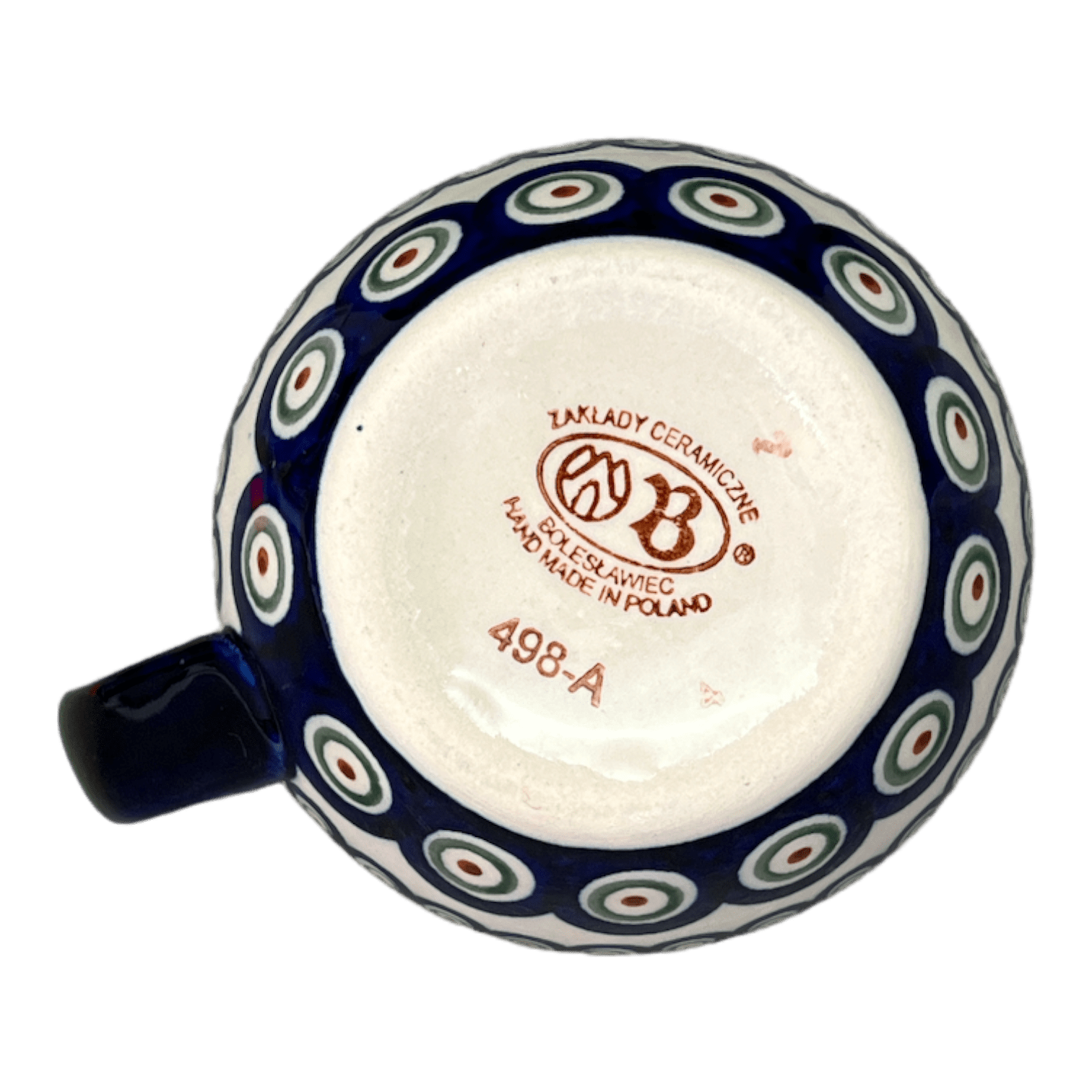 Polish Pottery - John's Mug - Blue Bells - The Polish Pottery Outlet