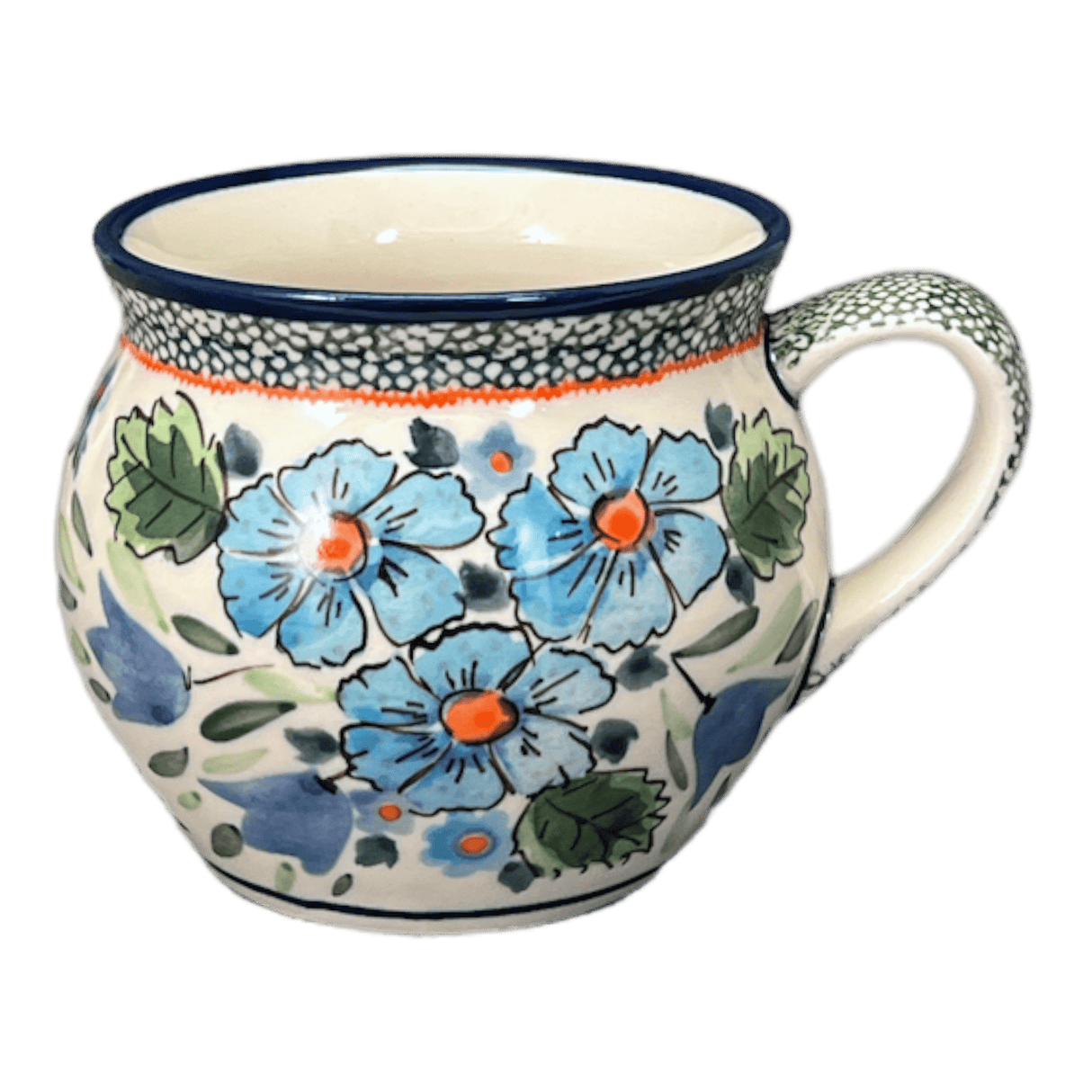 Mug, Belly Mug, 10 oz Medium in "Julie's Garden" by Zaklady | Y911-ART165