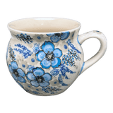 Mug, Belly, 10 oz in "Something Blue" by Zaklady | Y911-ART374