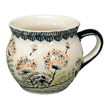 Mug, Belly, 10 oz in "Dandelions" by Zaklady | Y911-DU201