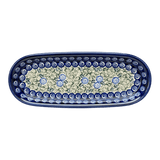 Serving Dish, Oval, 11" x 4.5" in "Spring Swirl" by Zaklady | Y928A-A1073A