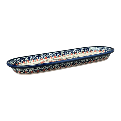 Serving Dish, Oval, 11" x 4.5" in "Cosmic Cosmos" by Zaklady | Y928A-ART326