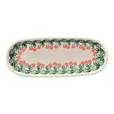 Serving Dish, Oval, 11" x 4.5" in "Raspberry Delight" by Zaklady | Y928A-D1170