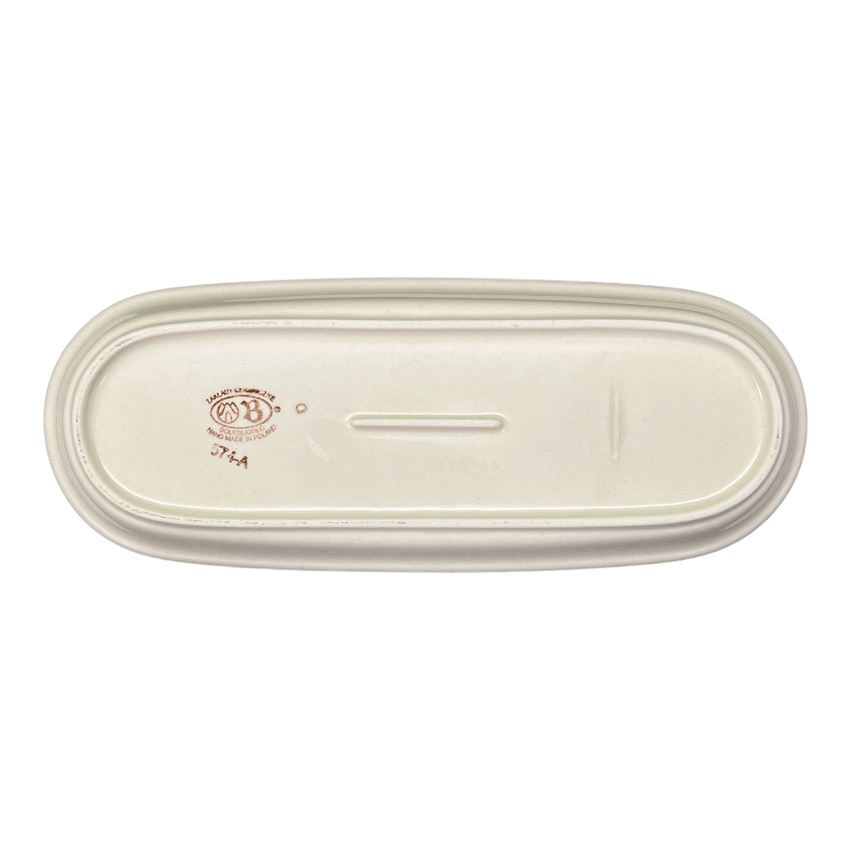 Serving Dish, Oval, 11" x 4.5" in "Raspberry Delight" by Zaklady | Y928A-D1170