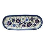 Serving Dish, Oval, 11" x 4.5" in "Floral Explosion" by Zaklady | Y928A-DU126