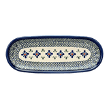 Serving Dish, Oval, 11" x 4.5" in "Emerald Mosaic" by Zaklady | Y928A-DU60