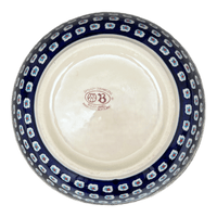 A picture of a Polish Pottery Zaklady 8" Extra-Deep Bowl (Climbing Aster) | Y985A-A1145A as shown at PolishPotteryOutlet.com/products/8-extra-deep-bowl-climbing-aster-y985a-a1145a