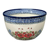 Bowl, Round, Extra-Deep, 8" in "Floral Crescent" by Zaklady | Y985A-ART237