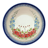 Bowl, Round, Extra-Deep, 8" in "Floral Crescent" by Zaklady | Y985A-ART237