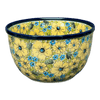 Polish Pottery 8" Extra-Deep Bowl (Sunny Meadow) | Y985A-ART332 at PolishPotteryOutlet.com