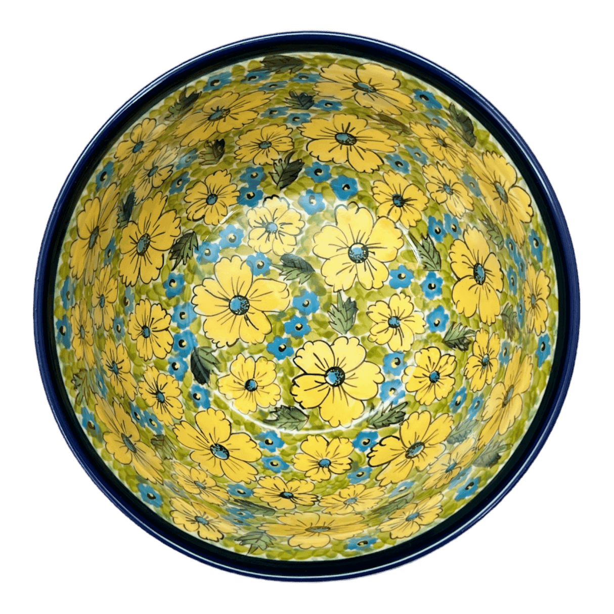 Bowl, Round, Extra-Deep, 8" in "Sunny Meadow" by Zaklady | Y985A-ART332