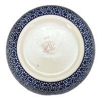 A picture of a Polish Pottery Zaklady Extra-Deep 8" Bowl (Ditsy Daisies) | Y985A-D120 as shown at PolishPotteryOutlet.com/products/zaklady-8-bowl-daisy-dot-y985a-d120