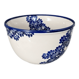 Bowl, Round, Extra-Deep, 8" in "Blue Floral Vines" by Zaklady | Y985A-D1210A