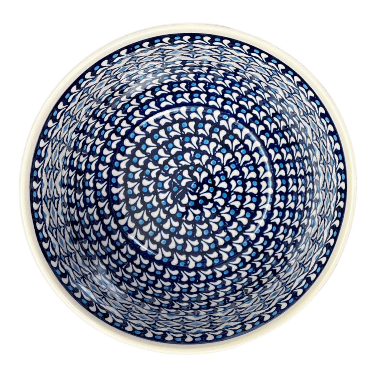 Bowl, Round, Extra-Deep, 8" in "Mosaic Blues" by Zaklady | Y985A-D910