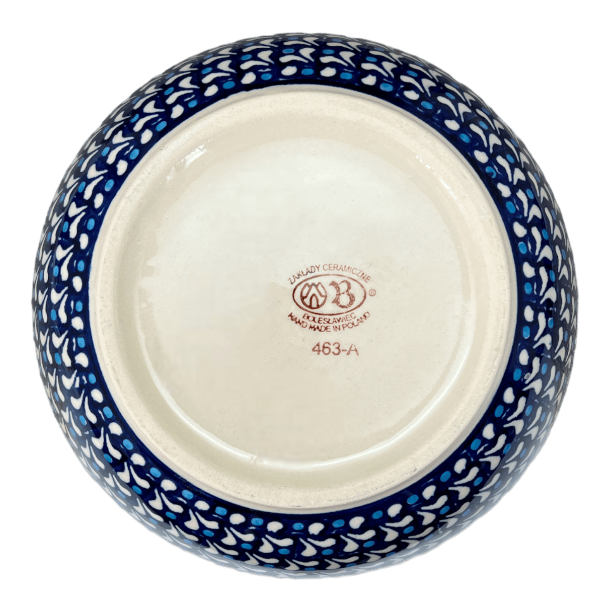 Bowl, Round, Extra-Deep, 8" in "Mosaic Blues" by Zaklady | Y985A-D910