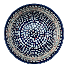 Polish Pottery Bowl, Round, Extra Deep, 10.5" in "Climbing Aster" by Zaklady | Y986A-A1145A Additional Image at PolishPotteryOutlet.com