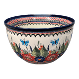 Bowl, Round, Extra Deep, 10.5" in "Butterfly Bouquet" by Zaklady | Y986A-ART149