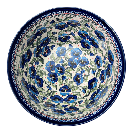 Bowl, Round, Extra Deep, 10.5" in "Pansies in Bloom" by Zaklady | Y986A-ART277