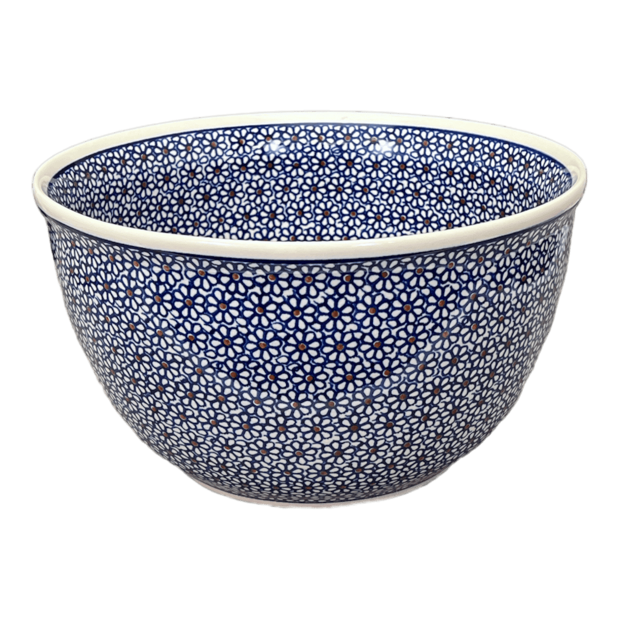 Bowl, Round, Extra Deep, 10.5" in "Ditsy Daisies" by Zaklady | Y986A-D120