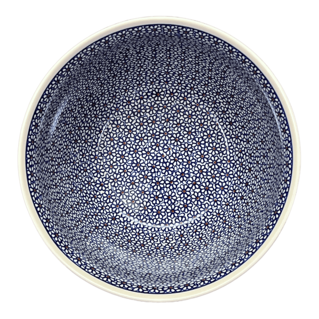 Bowl, Round, Extra Deep, 10.5" in "Ditsy Daisies" by Zaklady | Y986A-D120