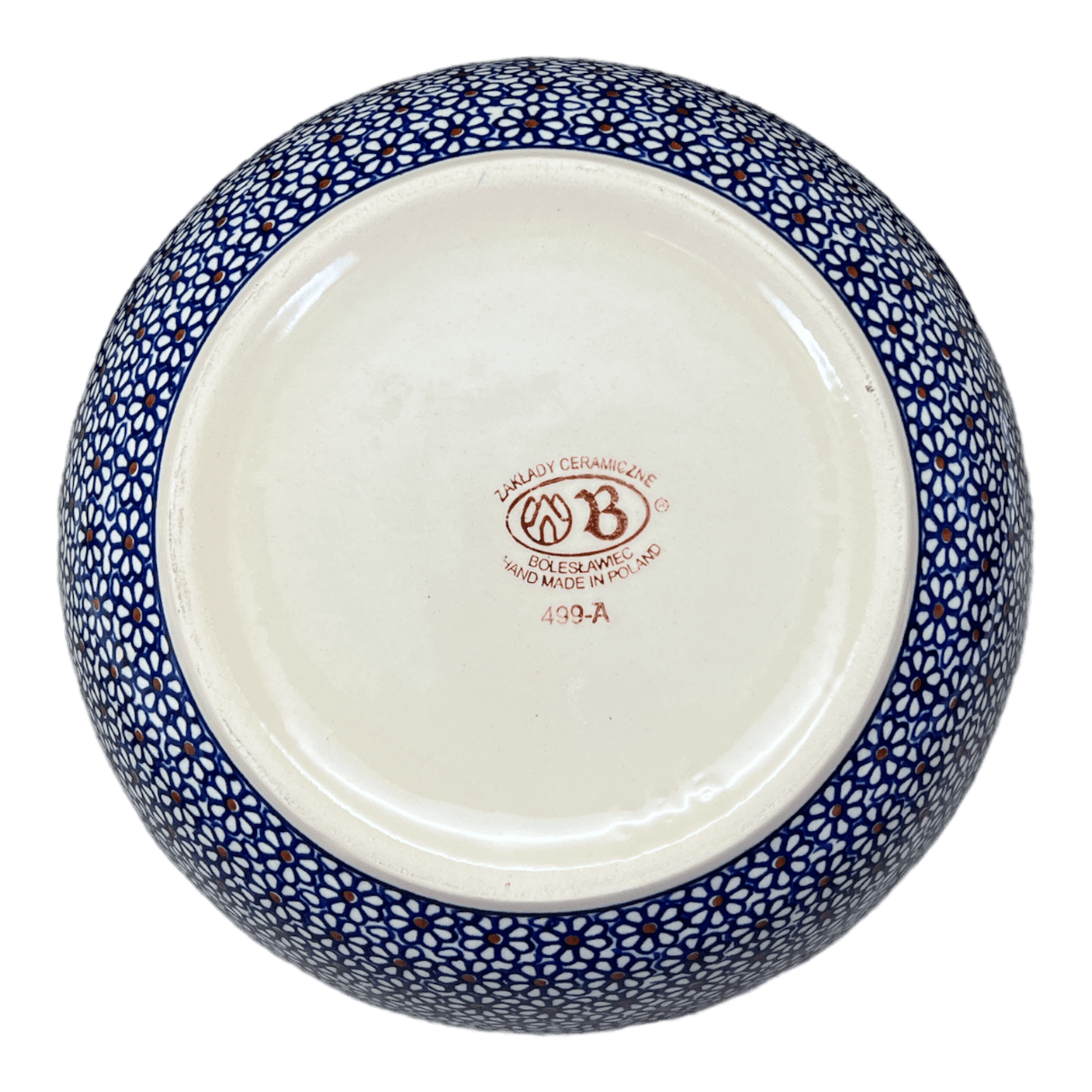 Bowl, Round, Extra Deep, 10.5" in "Ditsy Daisies" by Zaklady | Y986A-D120