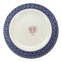 A picture of a Polish Pottery Zaklady Extra- Deep 10.5" Bowl (Ditsy Daisies) | Y986A-D120 as shown at PolishPotteryOutlet.com/products/zaklady-10-5-bowl-daisy-dot-y986a-d120