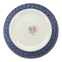 A picture of a Polish Pottery Bowl, Round, Extra Deep, 10.5" in "Ditsy Daisies" by Zaklady | Y986A-D120 as shown at PolishPotteryOutlet.com/products/zaklady-10-5-bowl-daisy-dot-y986a-d120