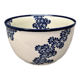 Bowl, Round, Extra Deep, 10.5" in "Blue Floral Vines" by Zaklady | Y986A-D1210A