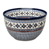 Bowl, Round, Extra Deep, 10.5" in "Mosaic Blues" by Zaklady | Y986A-D910