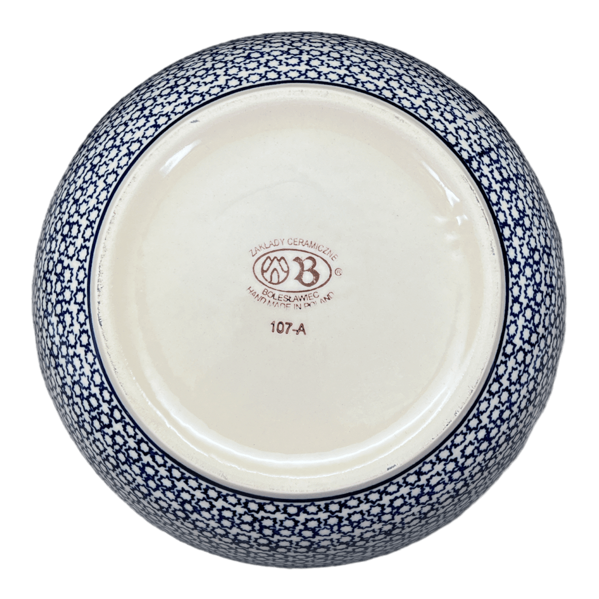 Bowl, Round, Extra Deep, 10.5" in "Mosaic Blues" by Zaklady | Y986A-D910