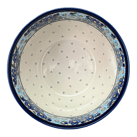 Bowl, Round, Extra Deep, 10.5" in "Garden Party Blues" by Zaklady | Y986A-DU50