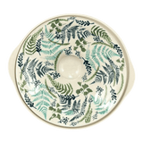Baker, Round, with Lid, Deep, 8" in "Scattered Ferns in Green" by Manufaktura | Z128S-GZ44