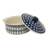 Baker, Round, with Lid, Deep, 8" in "Floral Peacock" by Manufaktura | Z128T-54KK