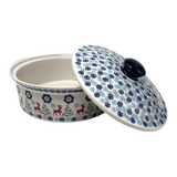 Baker, Round, with Lid, Deep, 8" in "Reindeer Games" by Manufaktura | Z128T-BL07