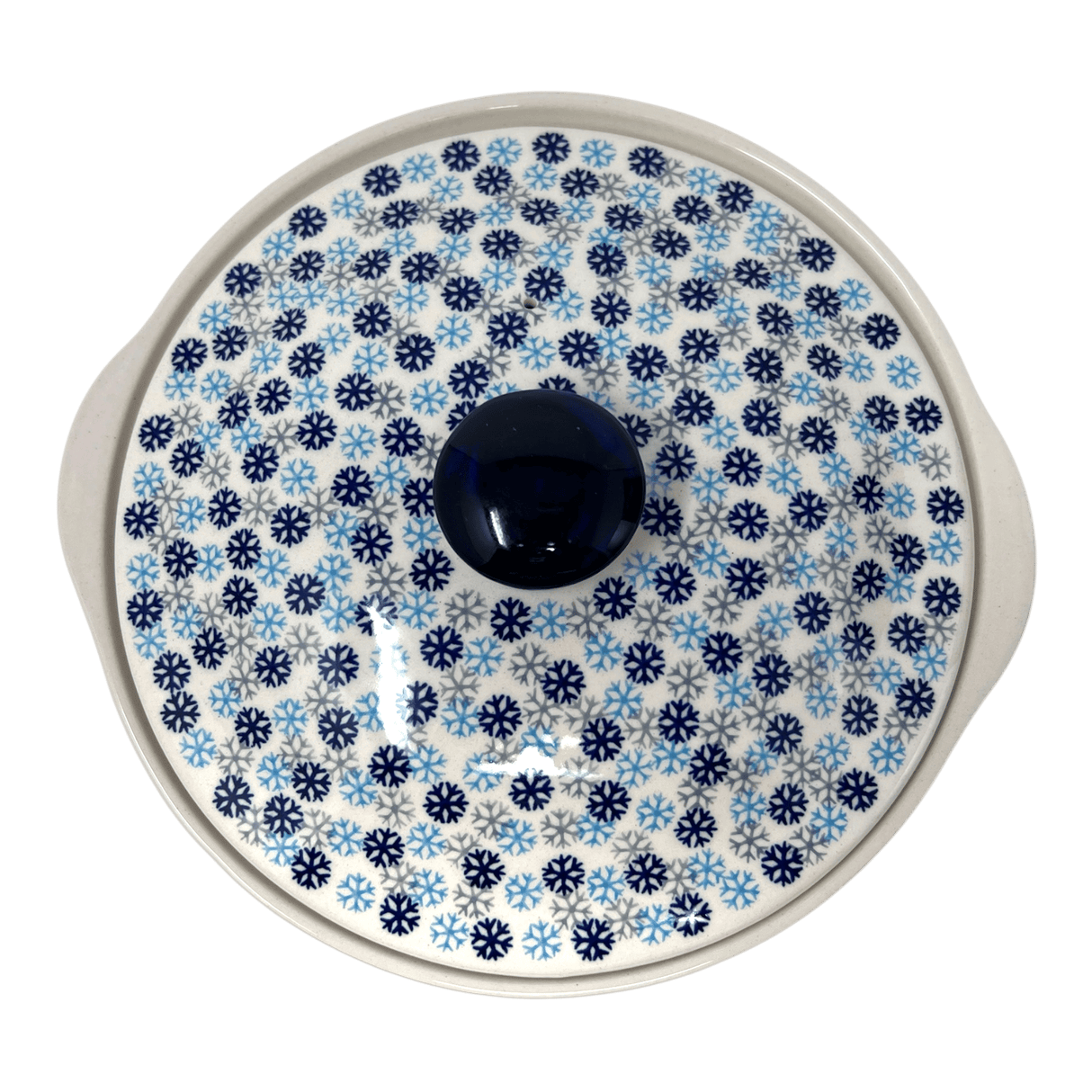 Baker, Round, with Lid, Deep, 8" in "Reindeer Games" by Manufaktura | Z128T-BL07
