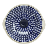 Baker, Round, with Lid, Deep, 8" in "Holiday Cheer" by Manufaktura | Z128T-NOS2