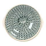 Baker, Round, with Lid, Deep, 8" in "Woven Pansies" by Manufaktura | Z128T-RV