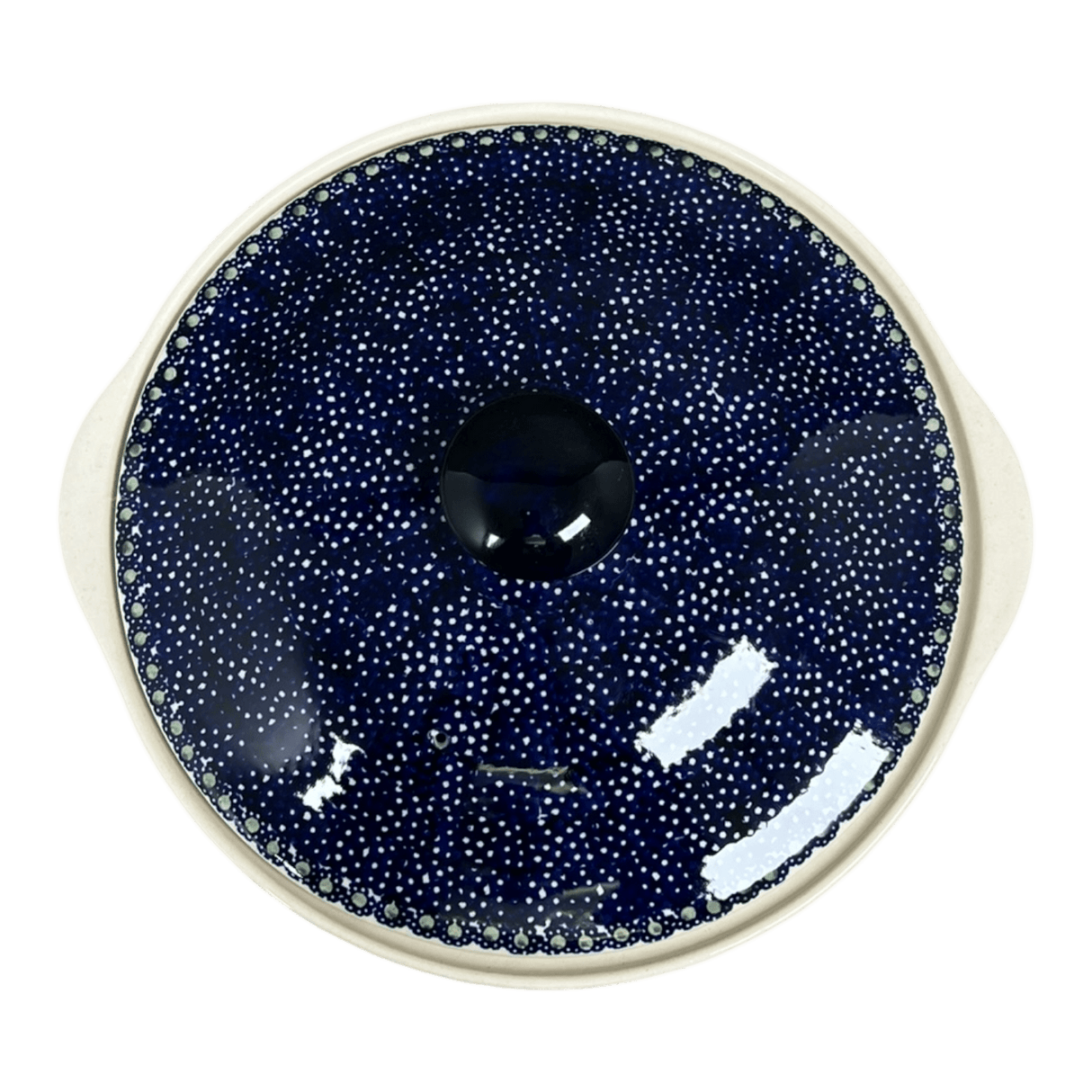 Baker, Round, with Lid, Deep, 8" in "Snowy Pines" by Manufaktura | Z128T-U22