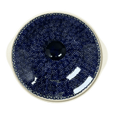 Baker, Round, with Lid, Deep, 8" in "Snowy Pines" by Manufaktura | Z128T-U22